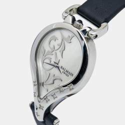Pre Owned Balmain Mother of Pearl Stainless Steel Satin 3431 Women's Wristwatch 31 mm