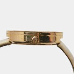 Pre Owned Balmain Mother of Pearl Rose Gold Plated Stainless Steel Satin Orithia B1379.22.84 Women's Wristwatch 30 mm