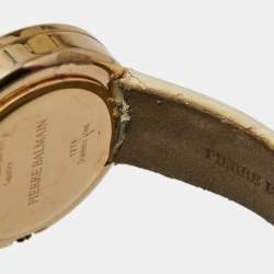 Pre Owned Balmain Mother of Pearl Rose Gold Plated Stainless Steel Satin Orithia B1379.22.84 Women's Wristwatch 30 mm