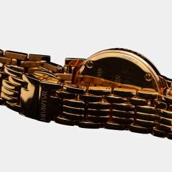 Pre Owned Balmain Mother of Pearl Rose Gold Plated Stainless Steel Tradition B1699.33.84 Women's Wristwatch 29 mm