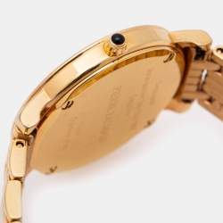 Pre Owned Balmain Mother of Pearl Rose Gold Plated Stainless Steel Tradition B1699.33.84 Women's Wristwatch 29 mm