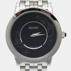 Balmain Black Stainless Steel Eria Bijou B1771.33.62 Women's Wristwatch 36 mm