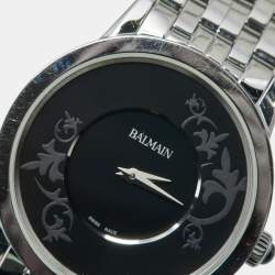 Balmain Black Stainless Steel Eria Bijou B1771.33.62 Women's Wristwatch 36 mm