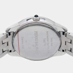 Pre Owned Balmain Mother of Pearl Stainless Steel Tradition B1891.33.82 Women's Wristwatch 34 mm