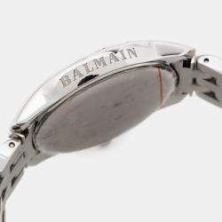 Pre Owned Balmain Mother of Pearl Stainless Steel Tradition B1891.33.82 Women's Wristwatch 34 mm