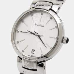 Pre Owned Balmain Silver Stainless Steel Iconic Lady B4351.33.16 Quartz Women's Wristwatch 33 mm