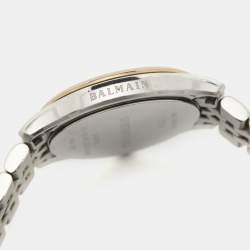 Balmain Mother of Pearl Two Tone Stainless Steel Beleganza 8342 Womens Wristwatch 28 MM