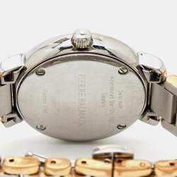 Balmain Mother of Pearl Two Tone Stainless Steel Madrigal B38983384 Women's Wristwatch 29 mm 