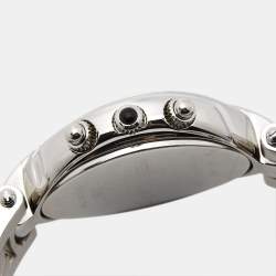 Balmain Mother of Pearl Stainless Steel Diamonds Excessive Chrono B5655.33.83 Women's Wristwatch 34 mm