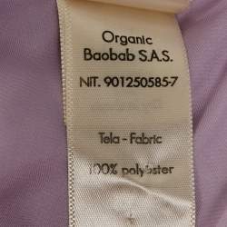 Pre Owned Baobab Lavender Satin One Shoulder Asymmetric Marea Maxi Dress XS