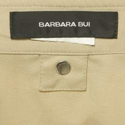 Pre Owned Barbara Bui Beige Cotton Belted Jumpsuit S