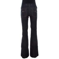 Barbara Bui Indigo Denim Low Rise Flared Jeans S 