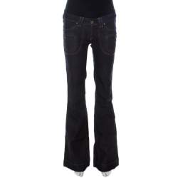 Barbara Bui Indigo Denim Low Rise Flared Jeans S 
