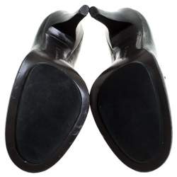 Pre Owned حذاء لوفرز باربارا بوي جلد أسوم مقاس 38