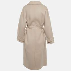 مملوكة مسبقًا معطف باش مزيج صوف بيج بوني مقاس صغير