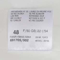 مملوكة مسبقًا Basler Grey Polka Dot Chiffon Sleeveless Dress XXL