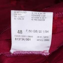 مملوكة مسبقًا قميص بازيلر فوشيا مزين بخليط الكتان مقاس كبير جدًا جدًا (إكس إكس لارج)