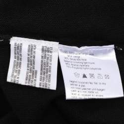 Pre Owned Basler Black Wool Knit V Neck Sweater XXL