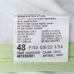 Pre Owned Basler Green Quilted Polyester Button Jacket L