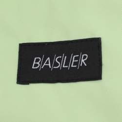 Pre Owned Basler Green Quilted Polyester Button Jacket L