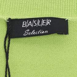 مملوكة مسبقًا بلوفر باسلر كريب مطاطي أخضر توين سيت كارديغان مقاس إكسترا لارج