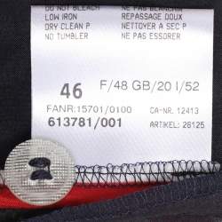 مملوكة مسبقًا قميص بازيلر مخطط ثلاثي الألوان شيفون بأكمام 3/4 مقاس كبير جدًا (إكسترا لارج)