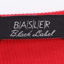 Pre Owned Basler Red Jersey V Neck Tops XL