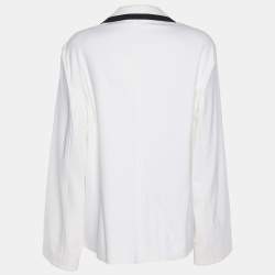 مملوكة مسبقًا بليزر بسلر قماش أبيض/أزرق بحري مقاس كبير جداً