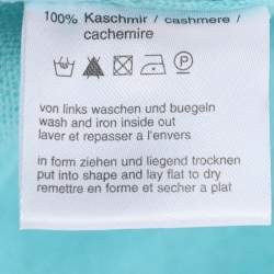 Pre Owned بلوفر باسلر تريكو أزرق بأزرار مقاس إكس إكس لارج