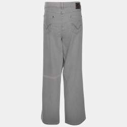 Pre Owned بنطلون جينز باسلر دينم رمادي مقاس ضخم جدًا 