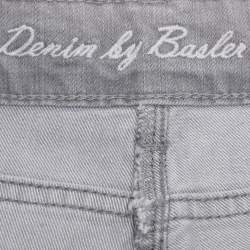 Pre Owned بنطلون جينز باسلر دينم رمادي مقاس ضخم جدًا 