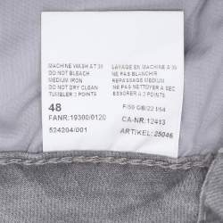 Pre Owned بنطلون جينز باسلر دينم رمادي مقاس ضخم جدًا 