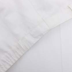 Pre Owned بنطال كتان أبيض من بازلار مقاس ضخم جدًا جدًا (إكس إكس إكس لارج)