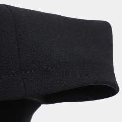 مملوكة مسبقًا بنطال كريب أسود بوتكوت واسع الساق من بازلار مقاس ضخم جدًا (إكس إكس لارج)