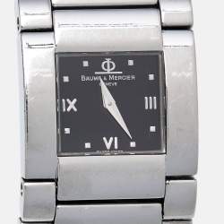 Baume & Mercier Black Stainless Steel Catwalk MV045197 Women's Wristwatch 24 mm