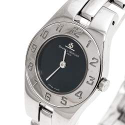 Pre Owned Baume & Mercier Navy Stainless Steel Linea MV045162 Women's Wristwatch 22MM