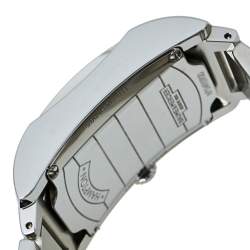 Pre Owned Baume & Mercier Black Stainless Steel Diamond 65694 Hampton Quartz Women's Wristwatch 27 MM