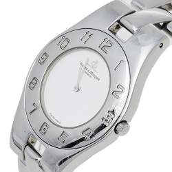 Baume Mercier White Stainless Steel 5161 Linea Quartz Women s