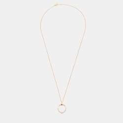 Bernhard H. Mayer Glimmer Diamond 18K Yellow Gold Pendant Necklace