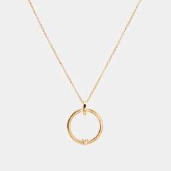Bernhard H. Mayer Glimmer Diamond 18K Yellow Gold Pendant Necklace
