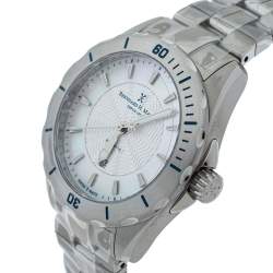 Bernhard H Mayer White Mother of Pearl Stainless Steel Ballad Women's Wristwatch 34 mm