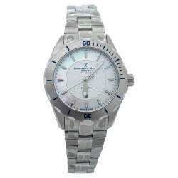 Bernhard H Mayer White Mother of Pearl Stainless Steel Ballad Women's Wristwatch 34 mm