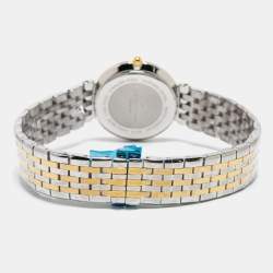 Pre Owned Bernhard H. Mayer Mother of Pearl Two Tone Stainless Steel Thalia 52702.595.1 Women's Wristwatch 27.5 mm