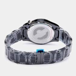 Bernhard H. Mayer Black Mother Of Pearl Black Ceramic Stainless Steel La Vida BH17P/CW Women's Wristwatch 38 mm