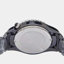 Bernhard H. Mayer Black Mother Of Pearl Black Ceramic Stainless Steel La Vida BH17/CW Women's Wristwatch 38 mm
