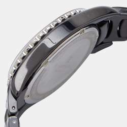 Bernhard H. Mayer Black Mother Of Pearl Black Ceramic Stainless Steel La Vida BH17/CW Women's Wristwatch 38 mm