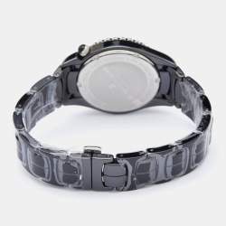 Bernhard H. Mayer Black Mother Of Pearl Black Ceramic Stainless Steel La Vida BH17/CW Women's Wristwatch 38 mm