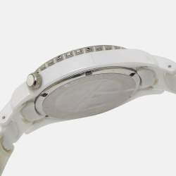 Bernhard H.Mayer White Ceramic Stainless Steel La Vida B2416/CW Women's Wristwatch 38 mm