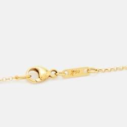 Bernhard H. Mayer Adonia Diamond 18k Yellow Gold Heart Pendant Necklace