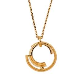 Bernard H. Mayer Emma Infinite Diamonds 18k Yellow Gold Pendant 
